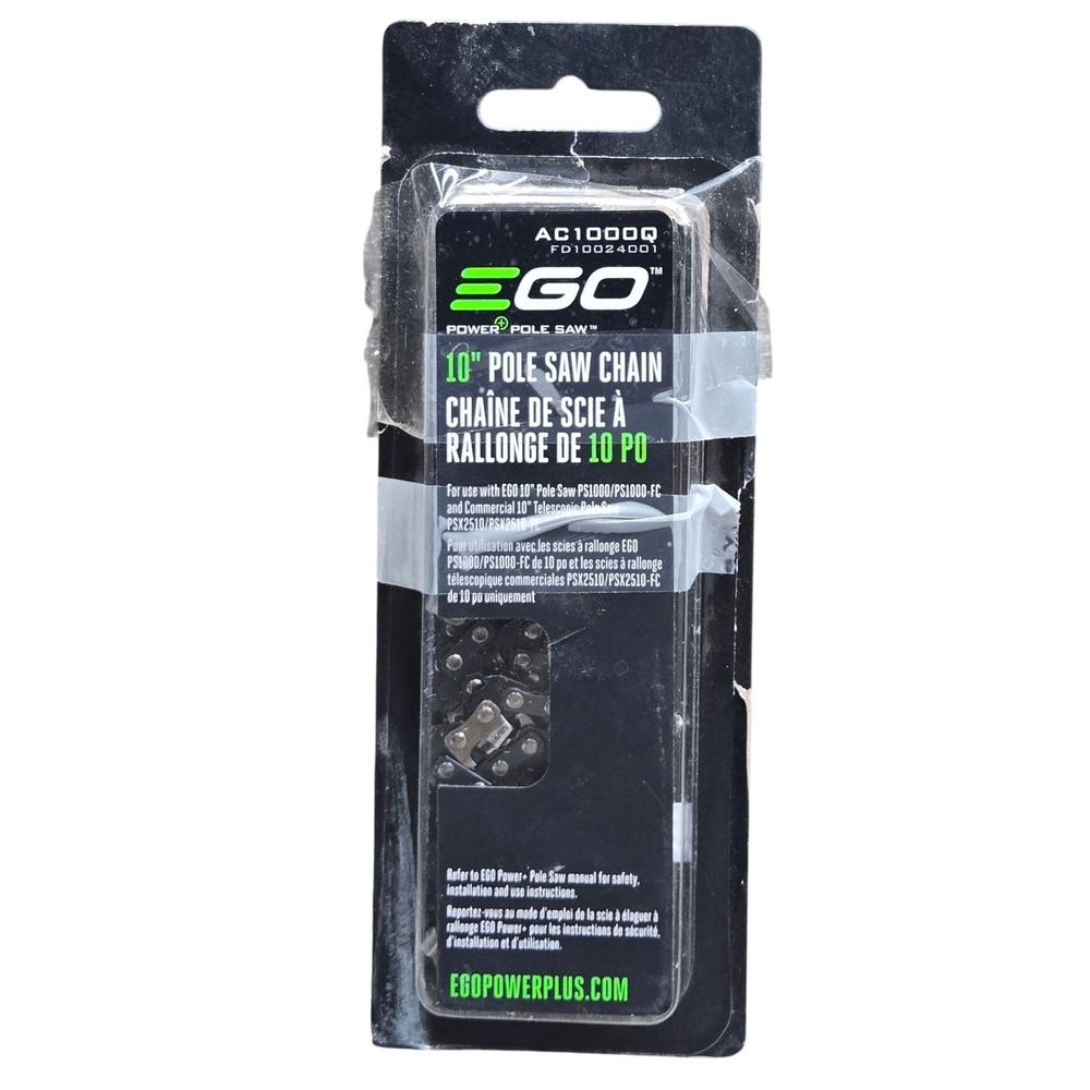 EGO AC1000Q 10" Pole Saw Replacement Chain PS1000 PSX2510 1/4 .043 Gauge NIP